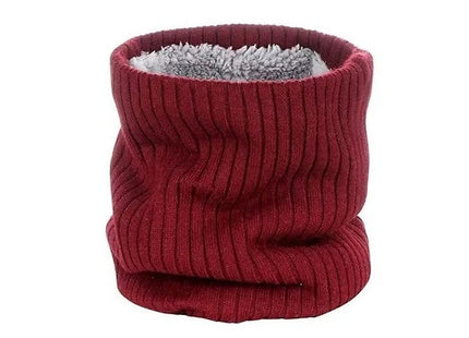 Fleece-Lined Winter Snood Scarf