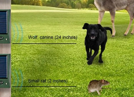 Ultrasonic Waterproof Animal Repellent With Lights