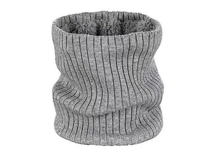 Fleece-Lined Winter Snood Scarf