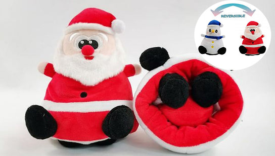 Reversible Plush Christmas Doll