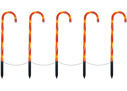 Christmas Candy Cane Lights Set