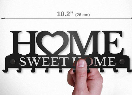 'Home Sweet Home' Wall Mounted Key Holder