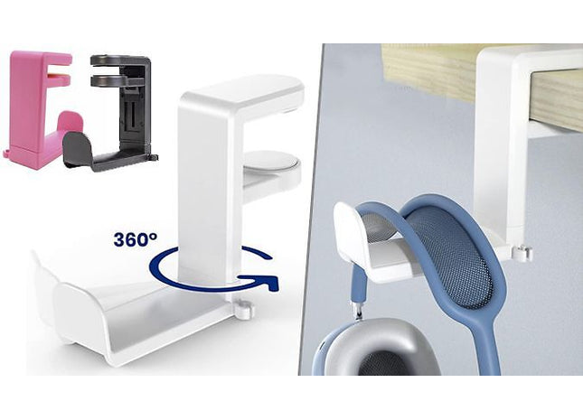 Under-Desk Gaming Headphone Hook