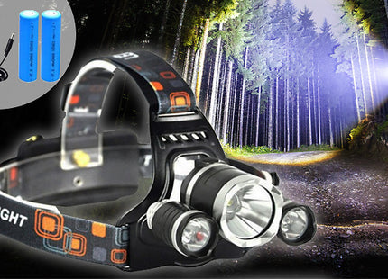 12000 Lumens Outdoor Headlamp with Adjustable Zoom