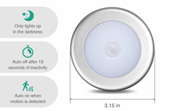 6 LED Infrared Sensor Night Light – HomeVibe