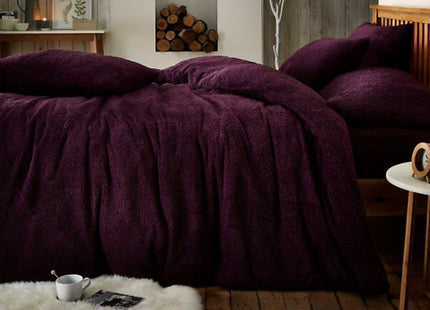 Super Soft Teddy Fleece Duvet Set - 7 Colours & 3 Sizes
