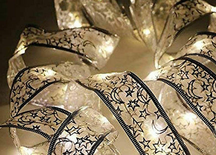 4m 40-LED Christmas Fairy Light Ribbon - 3 Colours