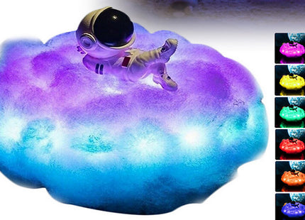 LED Colorful Cloud Astronaut Lamp