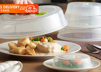 Ventilated Microwave Splatter Guard Covers