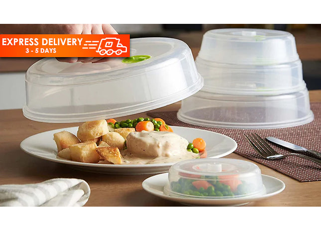 Ventilated Microwave Splatter Guard Covers