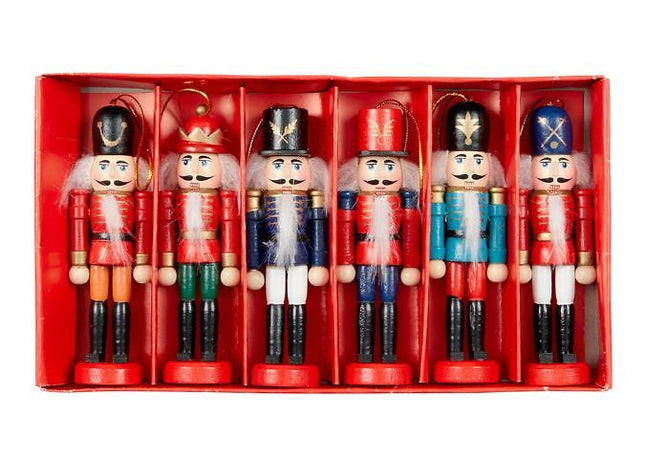 6-Piece Nutcracker Christmas Tree Ornament
