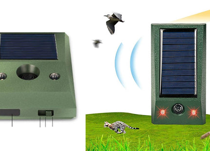 Ultrasonic Waterproof Animal Repellent With Lights
