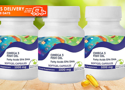 Omega 3 Fish Oil Capsules 1000mg