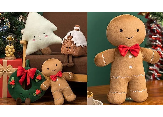 Christmas-Themed Cuddly Plush Dolls