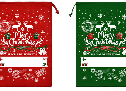 Drawstring Christmas Gift Bags