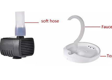 2L USB Pet Water Fountain with Filtration System