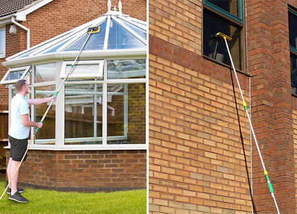 10ft Extendable Window Cleaning Pole Brush