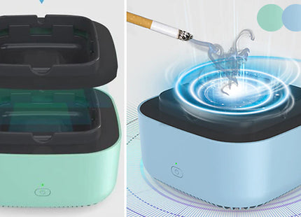 Smokeless Portable Air Purifying Ashtray