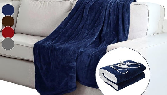 Double Heated Electric Blanket Throw