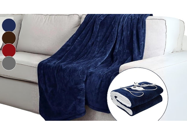 Double Heated Electric Blanket Throw
