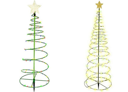 LED Christmas Tree Garden Solar Stake Light - 2 Colours