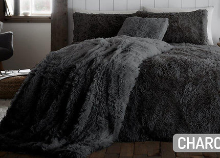 Luxury Faux Fur Throw or Duvet Sets - 9 Colours & 3 Sizes