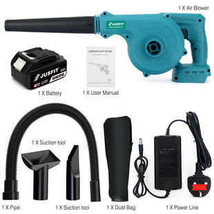 Cordless Garden Leaf Blower - Fits Makita Battery