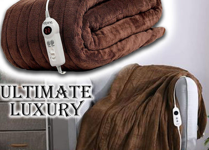 Luxury Soft Touch Heated Throw 120x160cm - 3 Colours