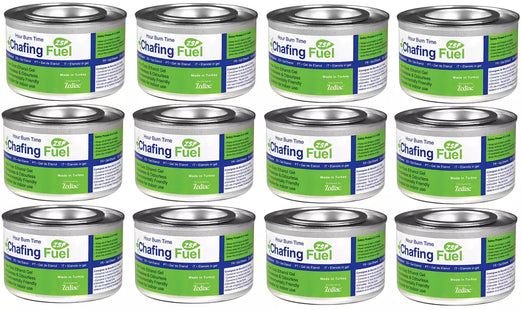 12x Chafing Dish Fuel Gel Cans 2.5 Hour Non Toxic