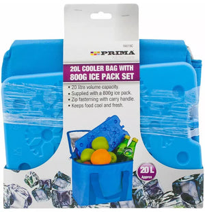 20L Cooler Bag With 800G Ice Pack Set