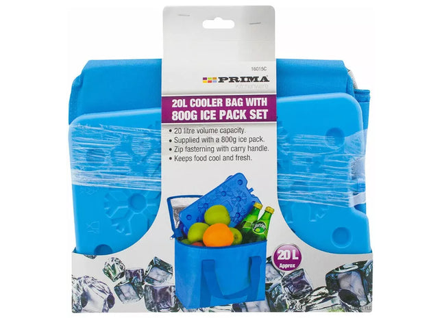 20L Cooler Bag With 800G Ice Pack Set