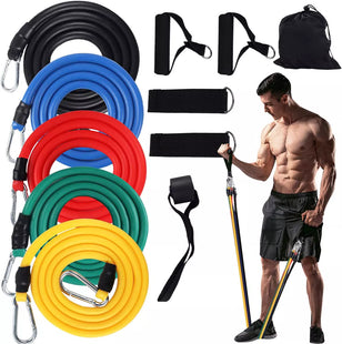 12 Pieces Resistance Bands Set