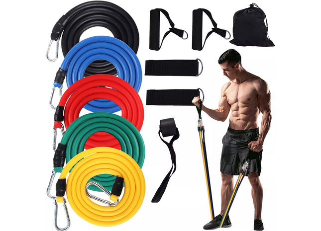 12 Pieces Resistance Bands Set