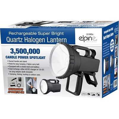 3.5 Mill Candle Power Light LED Torch Spotlight Halogen Flashlight Rechargeable