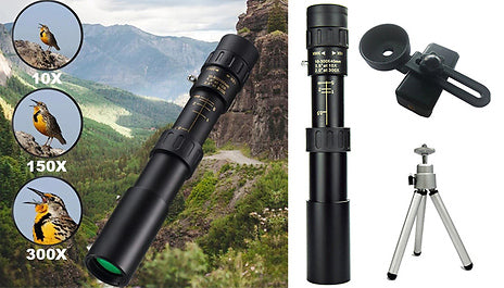 300x Zoom Monocular Telescope