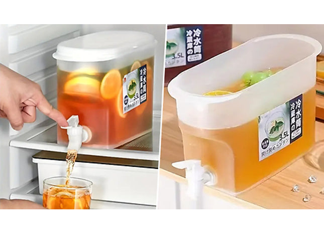 3.5L Cold Drink Container with Built-In Tap