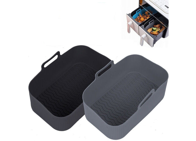 Reusable Rectangular Silicone Air Fryer Pot