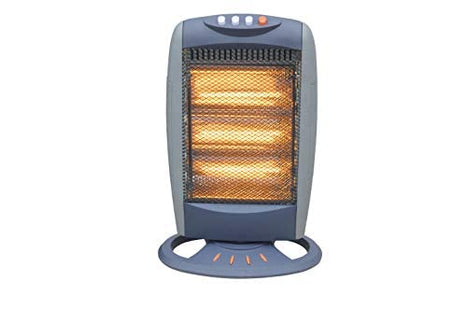 Highlands Three Bar Halogen Heater,1200 W, Grey