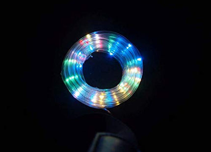 Indoor Outdoor 5M 50 Lights Battery Powered Cable-Free Multicolour LED Tube Light with Built-in Timer