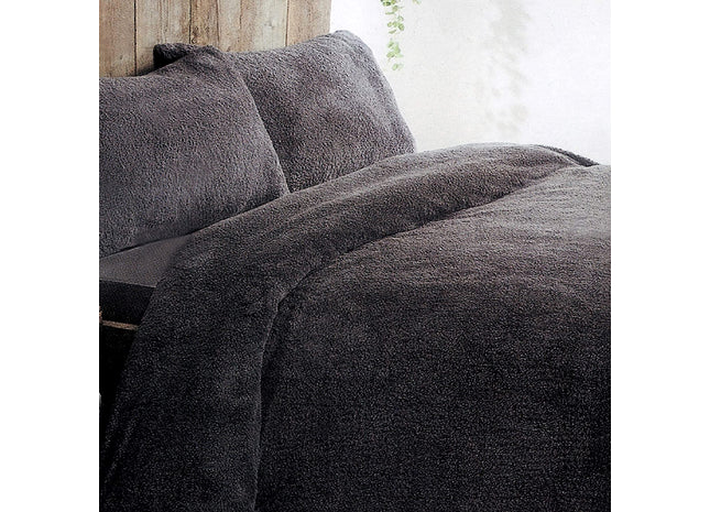 Super-Soft Teddy Bear Feel Duvet Set