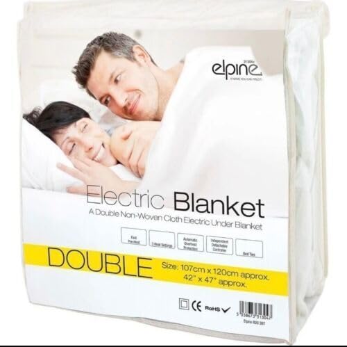 HomeVibe ELECTRIC BLANKET HEATED UNDER BLANKET 3 HEAT SETTINGS SINGLE DOUBLE KING SIZE