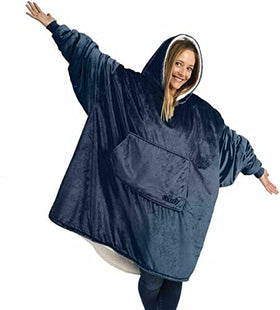 Oversized Comfy Blanket Hoodie Navy