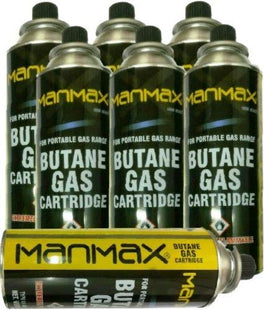 BUTANE GAS BOTTLES 4 CANISTERS IDEAL FOR PORTABLE STOVES GRILLS HEATERS NEW