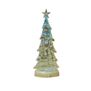 The Budget Store Glitter-Swirl Christmas Tree Colour Changing Lights indoor Christmas Festive Decoration