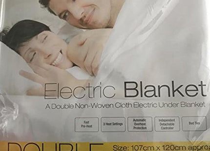 Elpine ELECTRIC BLANKET SINGLE DOUBLE KING BED 3 HEAT WARM UNDER BLANKETS CONTROLLER (DOUBLE)
