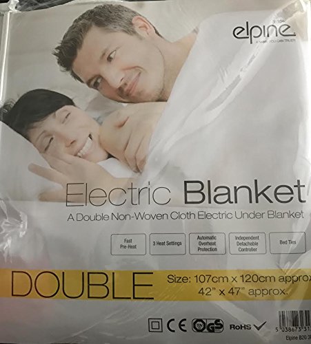 Elpine ELECTRIC BLANKET SINGLE DOUBLE KING BED 3 HEAT WARM UNDER BLANKETS CONTROLLER (DOUBLE)