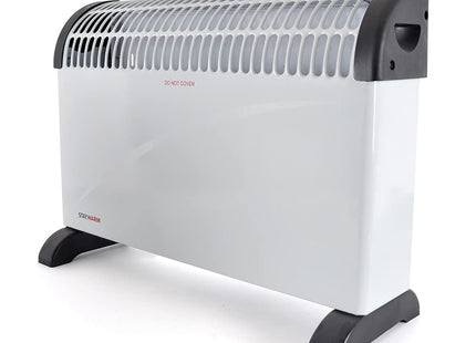 STAYWARM 2000w Convector Heater with 3 Heat Settings / Variable Thermostat / Frost Watch Protection - F2403WH - White