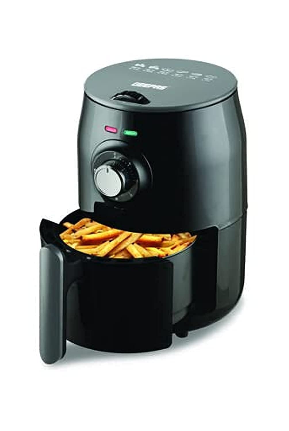 Geepas Vortex 1.8L Digital Air Fryer – Convection Air Fryer with LED Touchscreen, 30 Minutes Timer & Non-Stick Basket – Oil Free Toaster Oven, 2 Years Warranty, 1200W, Black