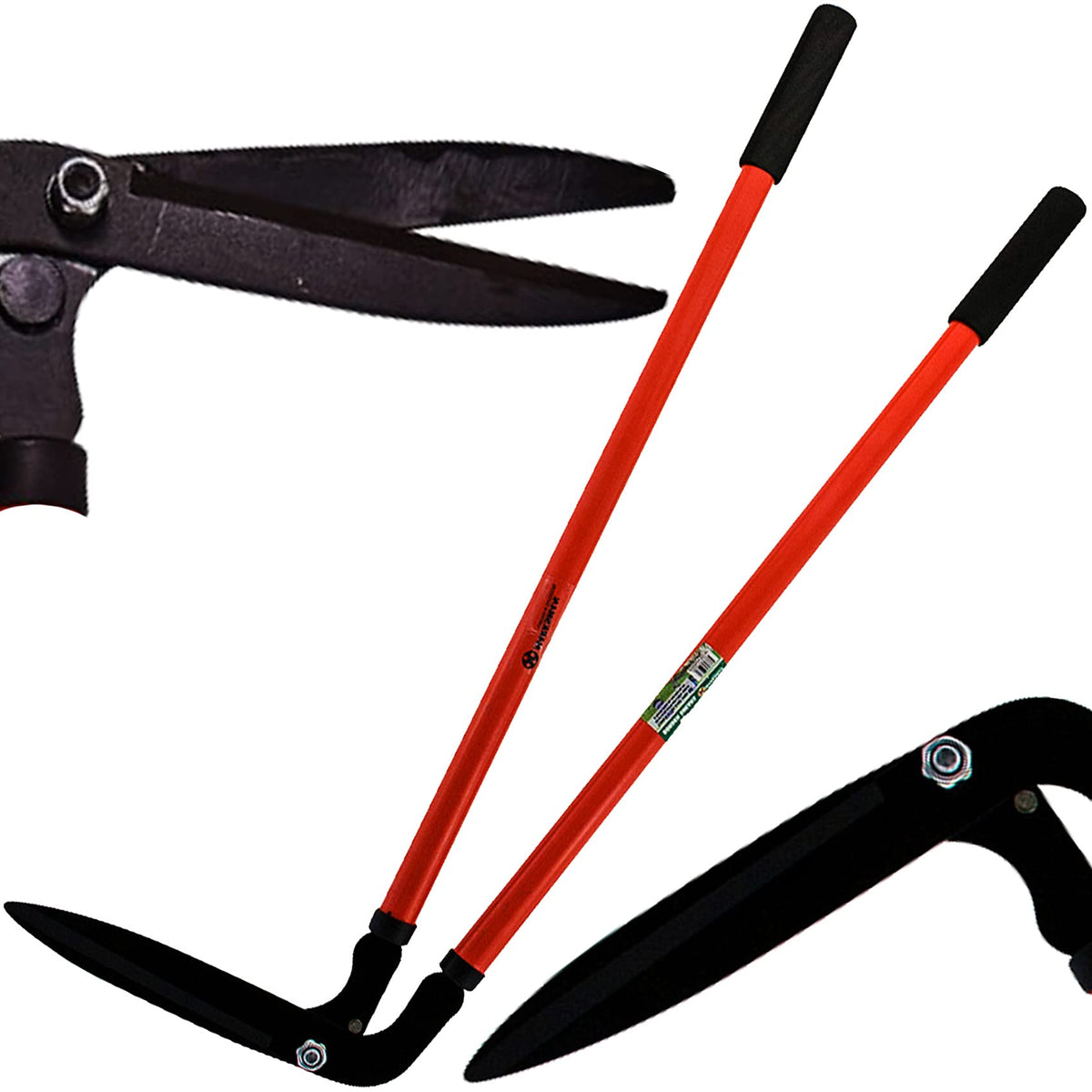 Nti 36" MARKSMAN Side Cutting Border Shears Grass Lawn Edge Cutter Home & Garden Hedge Trimmer Outdoor Gardening Extra Long Handled Soft Grip Edgers Carbon Steel Hand Tools UK FREE P&P