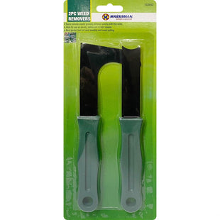 HomeVibe 2PC WEED REMOVER SET COMFORT GRIP PAVEMENT SLAB MOSS ROOT WEEDING GARDEN TOOL